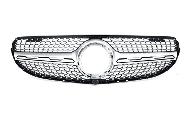Autogp Mercedes W253 Glc Diamond Ön Panjur Izgara Gri Çıta 2020+ Tk 15-05-x253.2-dia-s