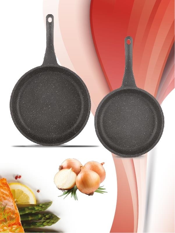 Thermoad Midas Döküm Granit  20 x 26 CM Gri 2’li Set