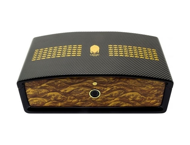Lubinski Special Edt. Carbonfiber Parmakizi Humidor Puro Kutusu 80's
