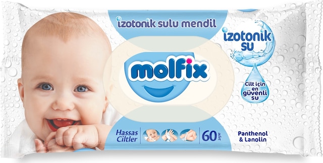 Molfix Hassas Ciltler Izotonik Sulu Mendil 24 X 60'Lı