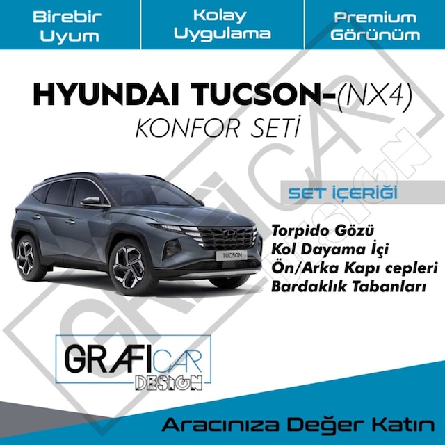Yeni Hyundai Tucson Nx4 Konfor Seti - Ses Kumaş Kaplama