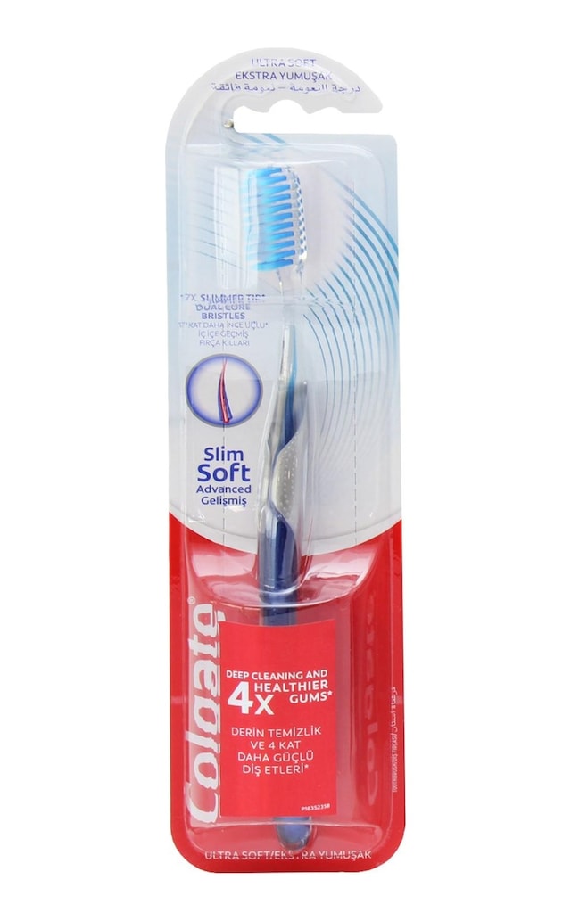 Colgate Slim Soft Advanced Extra Yumuşak Diş Fırçası Mavi