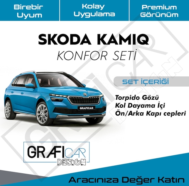 Skoda Kamiq Konfor Seti -Araç Içi Ses Kumaş Kaplama