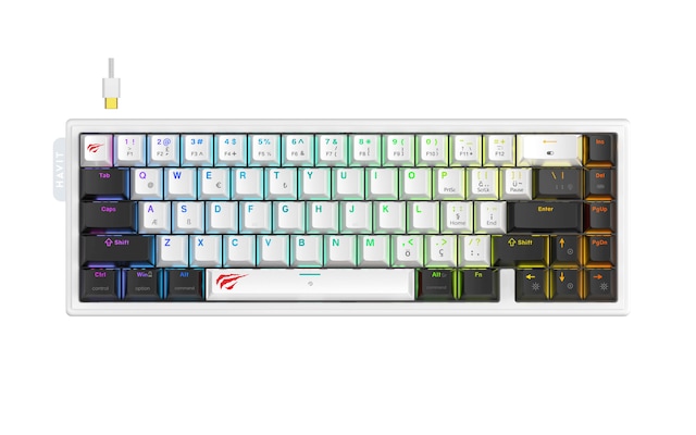 Havit Gamenote Kb900l Rgb Manyetik Switch Oyuncu Klavyesi - Beyaz