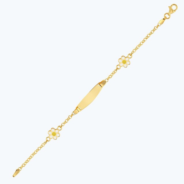 Altınbaş 22 Ayar Altın Çocuk Papatya Künye Bjrbl0007-25925 Renkli