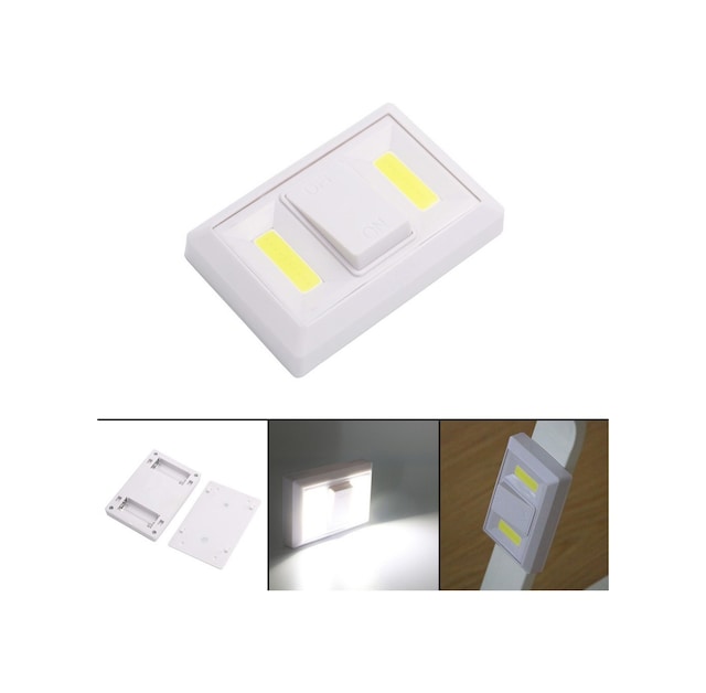 Cob Led Duvar Dolap Lambası Güçlü Aydınlatma Kablosuz Pratik Kullanım Wt-382