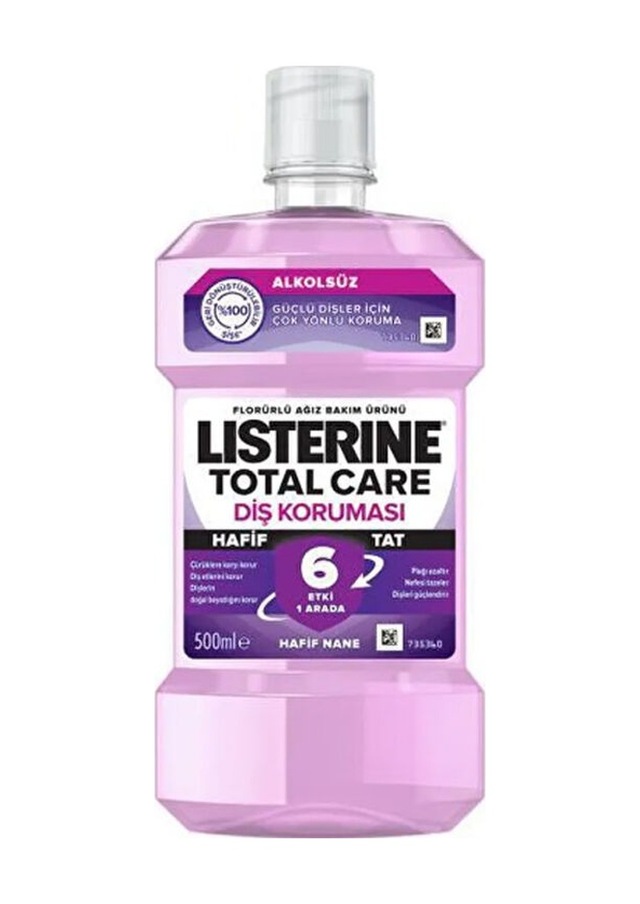 Listerine Total Care Zero Hafif Nane Ağız Bakım Ürünü 500 Ml