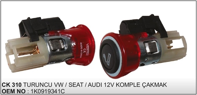 Volkswagen - Seat - Audı - Skoda Komple Gövdeli Çakmak Turuncu