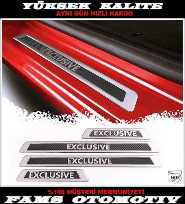 Hyundai Tucson Krom Kapı Eşik Koruma Exclusıve 4 Kapı 2004-2022