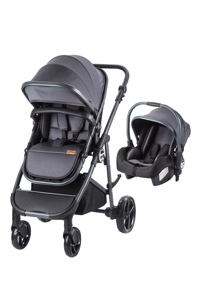 Babycare Bc305 Zeta Travel Sistem Bebek Arabası Gri