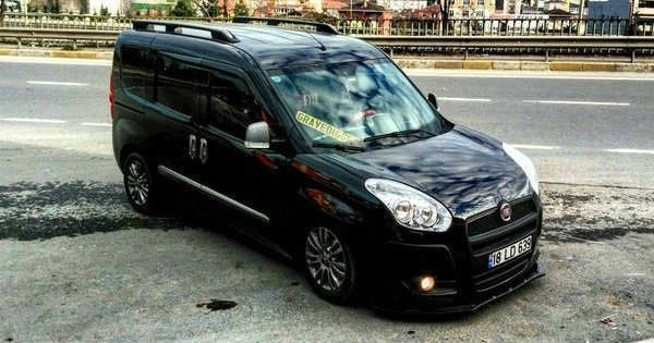 Fiat Doblo Ön Lip Parlak Siyah 2010-15 Arası