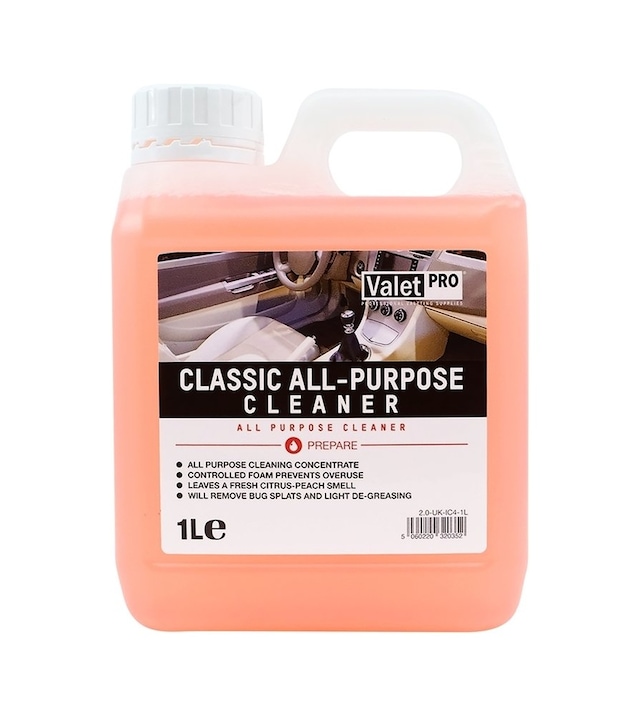Valet Pro Classic All Purpose Cleaner Genel Temizleyici 1 Lt