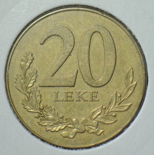 Arnavutluk 20 Lek 1996 Leuchtturm Kapamada.