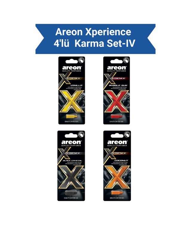 Areon Xperience 4'lü Karma Set-ıv