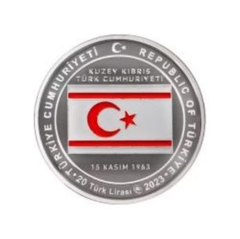 Kktc'nin Kuruluşunun 40.yılı Gümüş Hatıra Parası