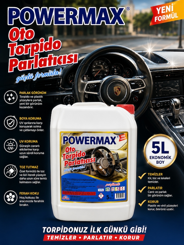 Powermax Oto Torpido Parlatıcı 5 L 1