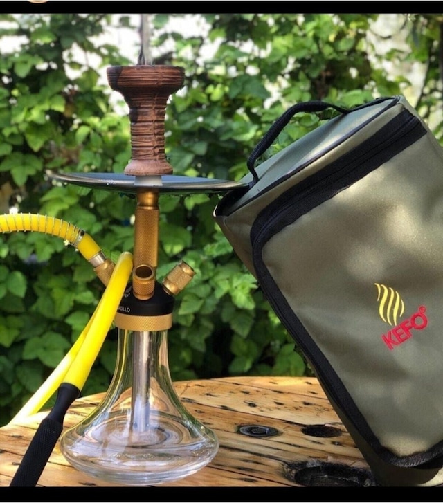 Çantalı Nargile Takımı Sarı Renk