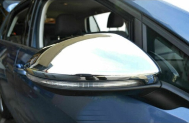 Volkswagen Touran Uyumlu 2015-2018 Krom Ayna Kapağı 2 Parça Paslanmaz Çelik