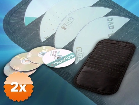 2 Adet Oto Güneşlik Uyumlu Cd Organizeri