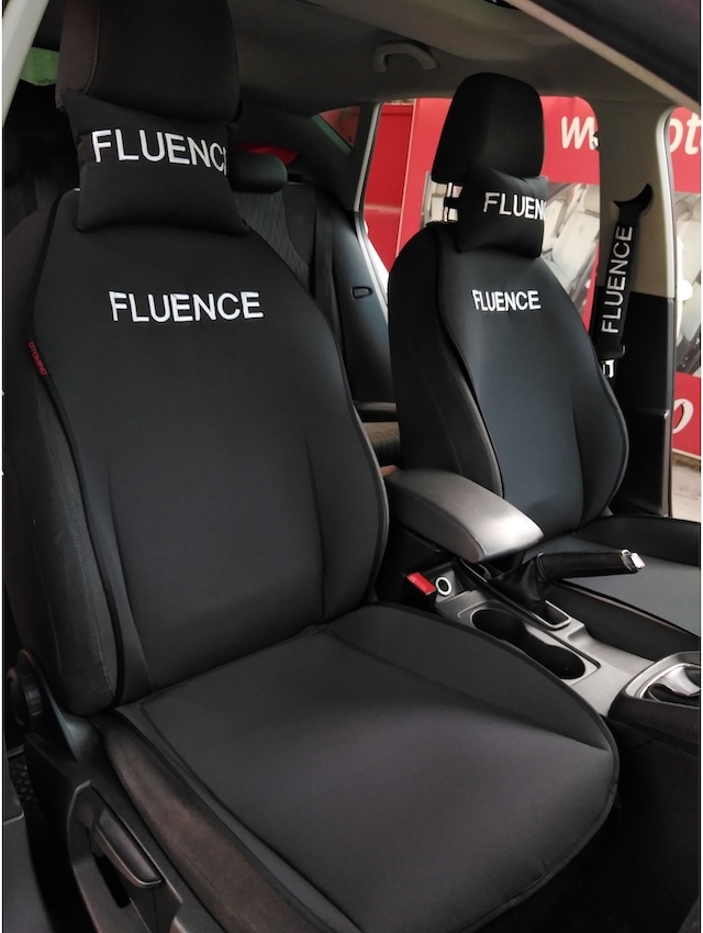 Renault Fluence Nakışlı Ön Ikili Oto Koltuk Kılıfı
