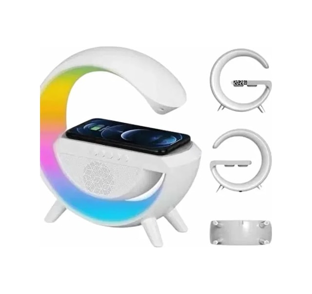 Yeni Nesil Bluetooth Hoparlör Speaker 5. 0 Taşınabilir G Şeklinde Powerbankli