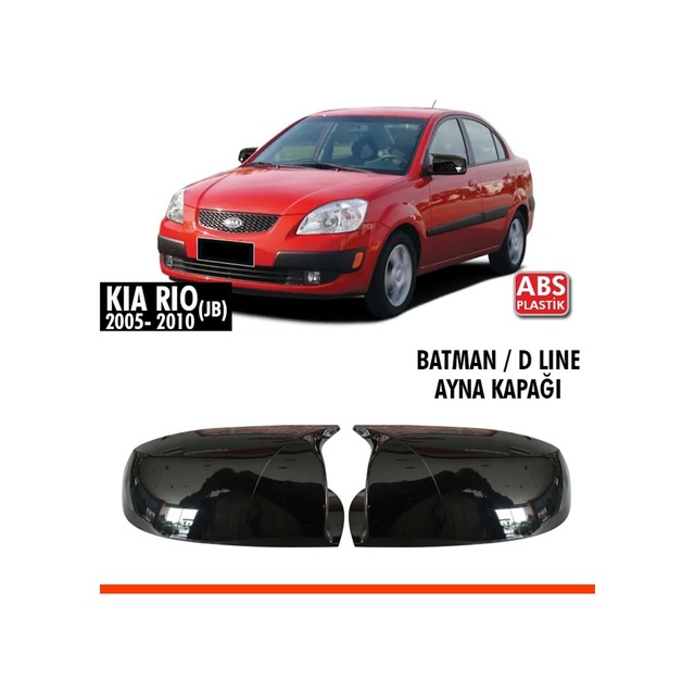 Kia Rio Jb Batman Yarasa Ayna Kapağı Piano Black / 2006-2012