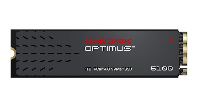 SanDisk Sandısk Optimus 5100 Pcıe 4.0 X4 1TB NVMe M.2 2280 PCIe 4.0 Okuma 7100 MB/s Yazma 6700 MB/s