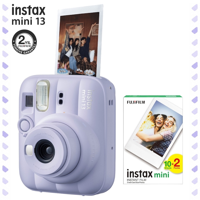 Instax Mini 13 Fotoğraf Makinesi + 20'li Mini Film