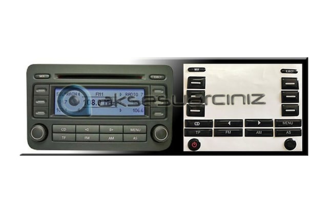 Volkswagen Caddy Mk3 2004-2009 Tuş Kaplama (Rcd 300 Uyumlu)
