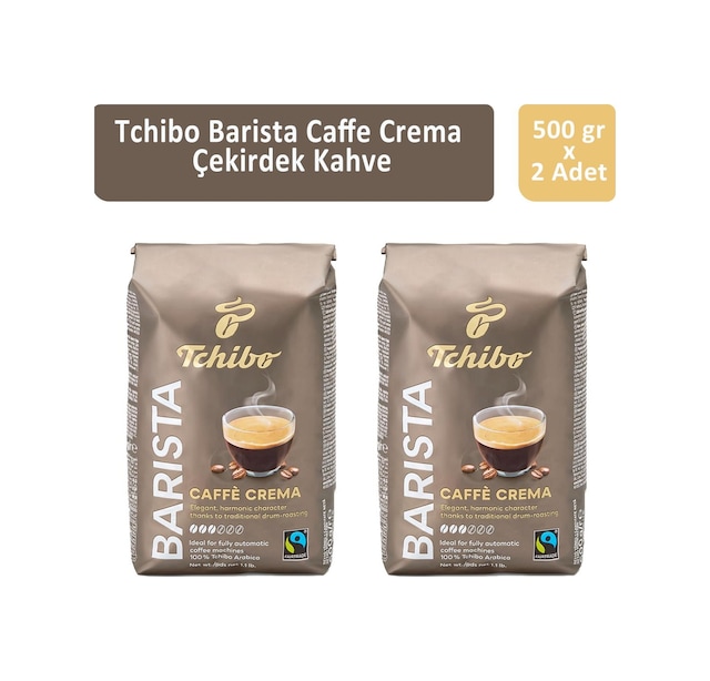 Tchibo Barista Caffe Crema Çekirdek 2 x 500 G