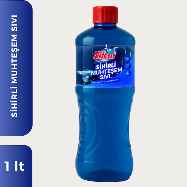 Nilem Sihirli Muhteşem Sıvı Fayans ve Duşakabin Temizleyici 1 L
