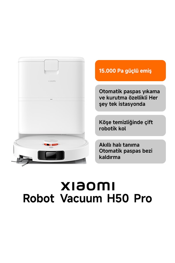 Xiaomi Robot Vacuum H50 Pro Robot Süpürge