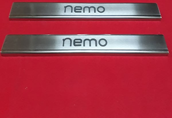 Citroen Nemo Krom Kapı Eşik Koruması 2008 Üzeri 2 Parça