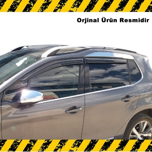 Peugeot 2008 Mügen Cam Rüzgarlığı 2013 - 2020 Arası 4 Lü Set N11.37041