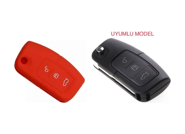 Ford Fiesta Focus B-Max Kuga Silikon Anahtar Kılıfı