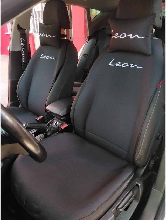 Seat Leon Nakışlı Ön Ikili Oto Koltuk Kılıfı (500450445)