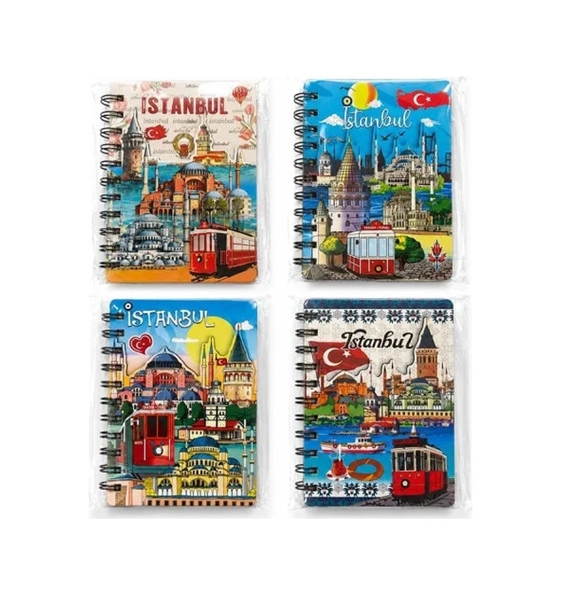 Lb İstanbul Temalı Kabartmalı Defter