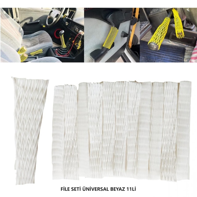 File Seti Unıversal Beyaz 11li