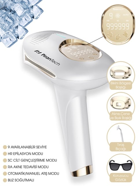Pirantech BHRL-08 999.999 Atım Buz Lazer Epilasyon Aleti