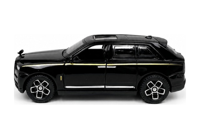 Metal Lüks Suv Oyuncak Araba Açılır Kapılı Bagajlı Çek Bırak Model Araç Siyah
