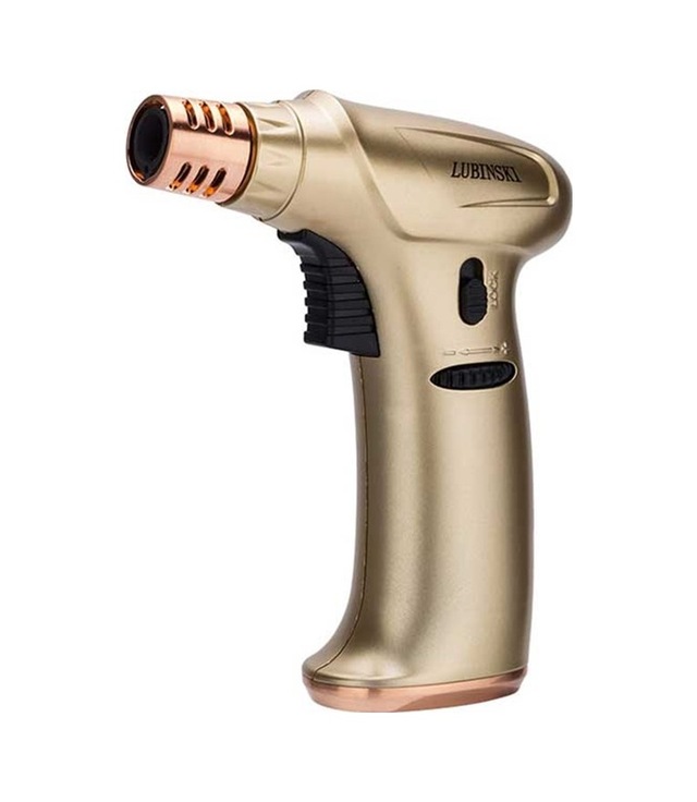 Lubinski Tek Torch Puro Masa Çakmağı Gold Lb-179