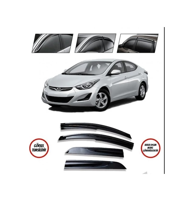 hyundai elantra cam rüzgarlığı (2011-2015) KUTULU GÖNDERİM