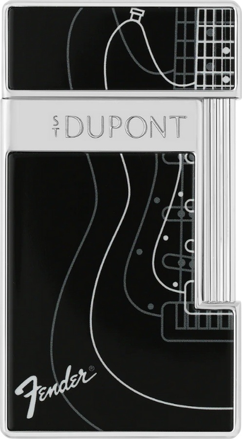 S.t. Dupont Slimmy Fender Siyah Puro Çakmağı 28025 - Tr8884