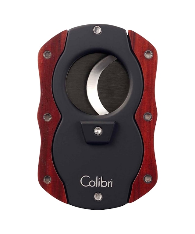 Colibri Wood S-cut Kırmızı - Siyah Puro Makası Kesici