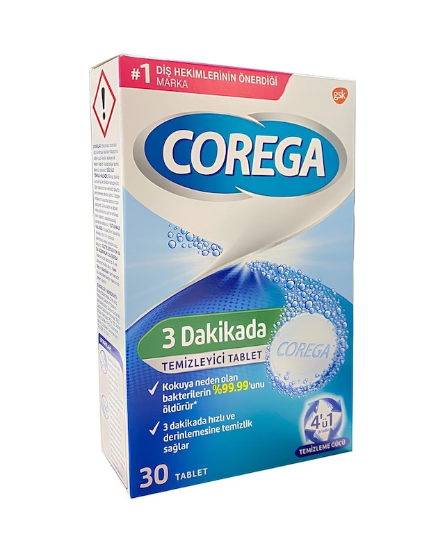 Corega Bio Diş Temizleme 30 Tablet