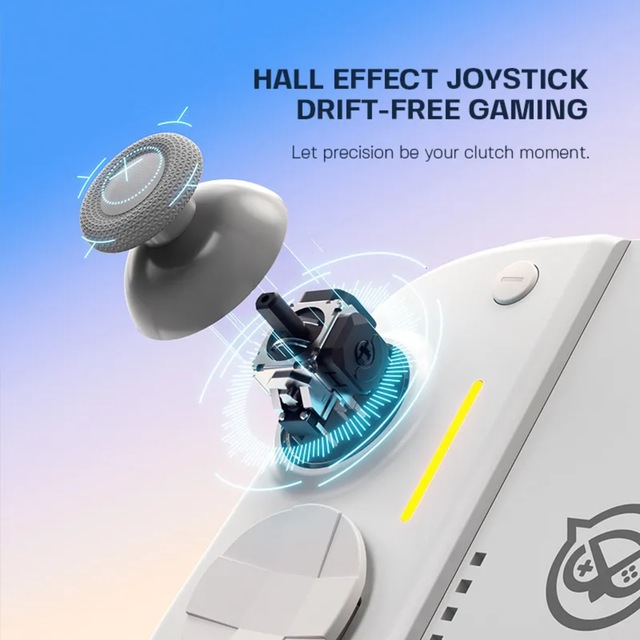 Nyxi Hyperion 3 Beyaz Joypad Switch 2 Hall Effect Drift Yapmayan Joystick Kablosuz Oyun Kolu Joy-con