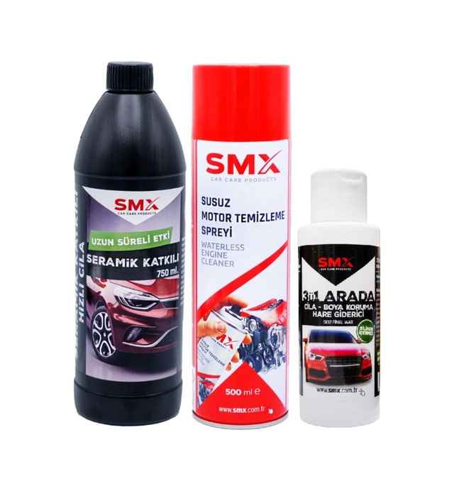 Susuz Motor Temizleme Sprey-seramik Katkılı Hızlı Cila-3'ü1 Arada Hare &boya Koruma&cila