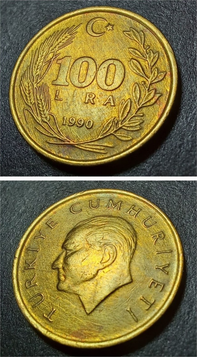 1990 100 Lira Çt+/ççt+ Eski Madeni Para - 3996366763a50ef0c1