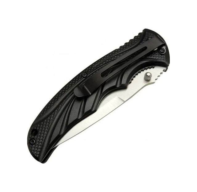 Mtech Handsome 451 Gri Kamp Çakı 21cm - Yarı Otomatik, Kemerlikli