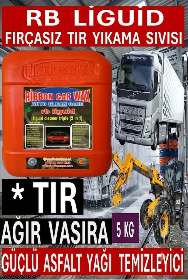 Rb Liguid Fırçasız Tır Ağır Vasıta Yıkama Şampuanı 5 Kg
